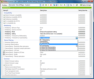 Profileditor: Antialiasing Transparency Supersampling